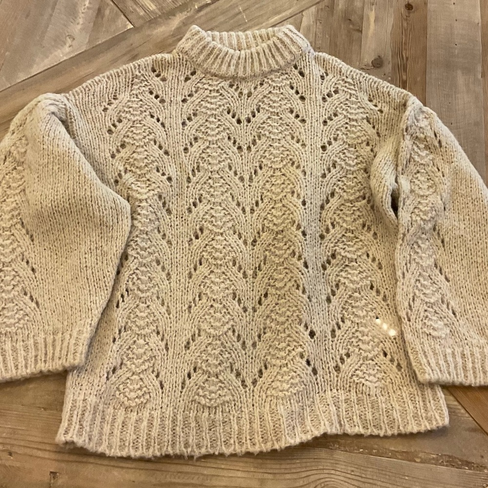 Kate Spade‎ Alpaca Blend Pointelle Sweater